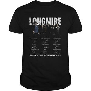 Longmire Signatures Thank You For The Memoriesrecovered Shirt